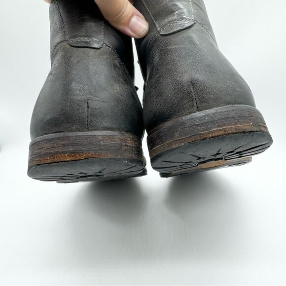 Fortress of Inca Anthro Leather Lace Up Chukka Desert Dress Ankle Boot Grey 11 - Picture 8 of 11